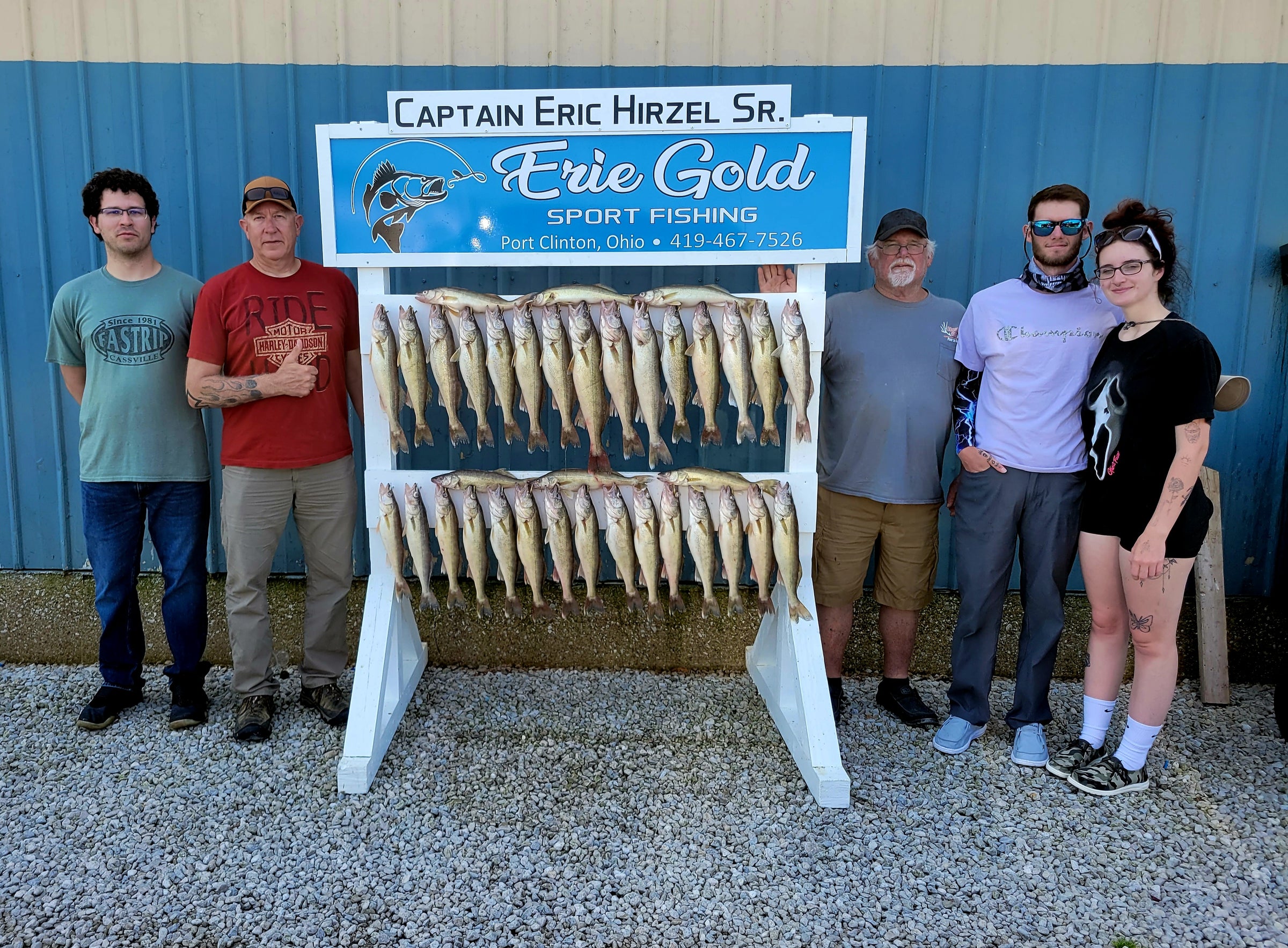 Lake Erie private Walleye charter.